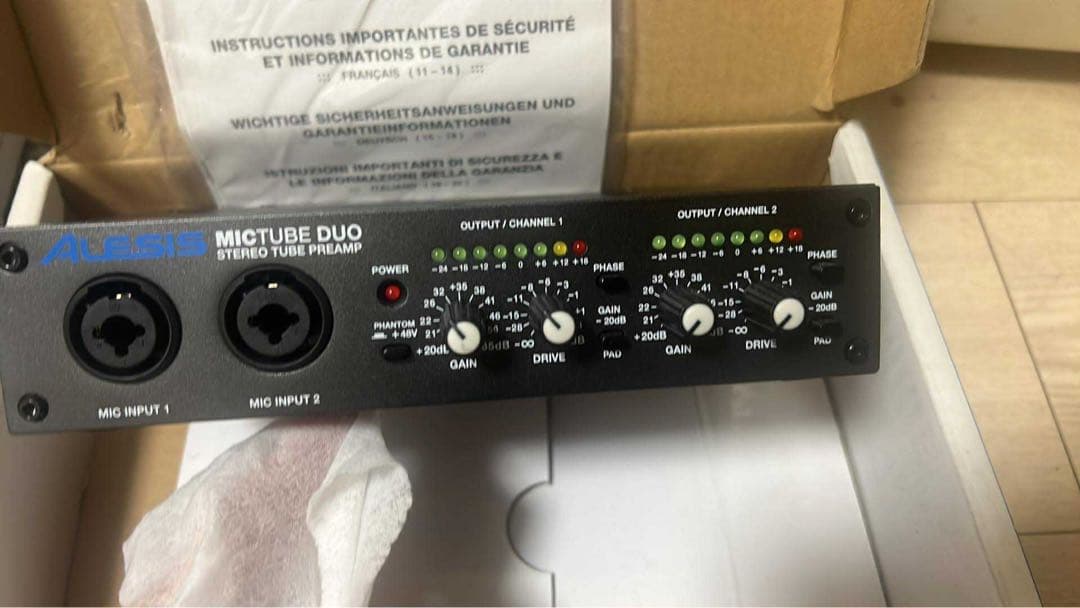 Alesis Mictube Duo オーディオインターフェイス