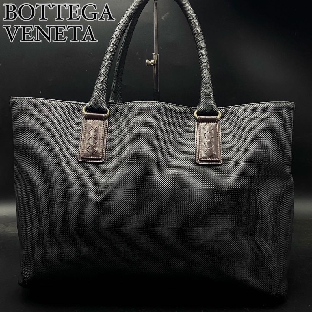 ボッテガヴェネタ マルコポーロ トートバッグ ブラック レザー - メルカリ