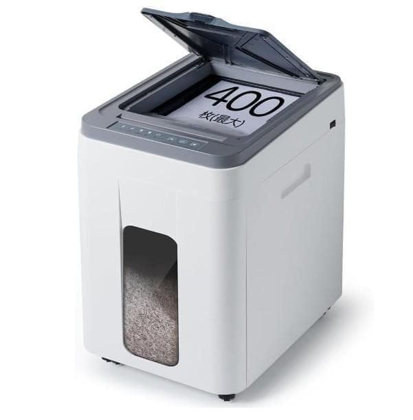 業務効率UP⭐️自動細断400枚 大容量50L業務用シュレッダー セキュリティ