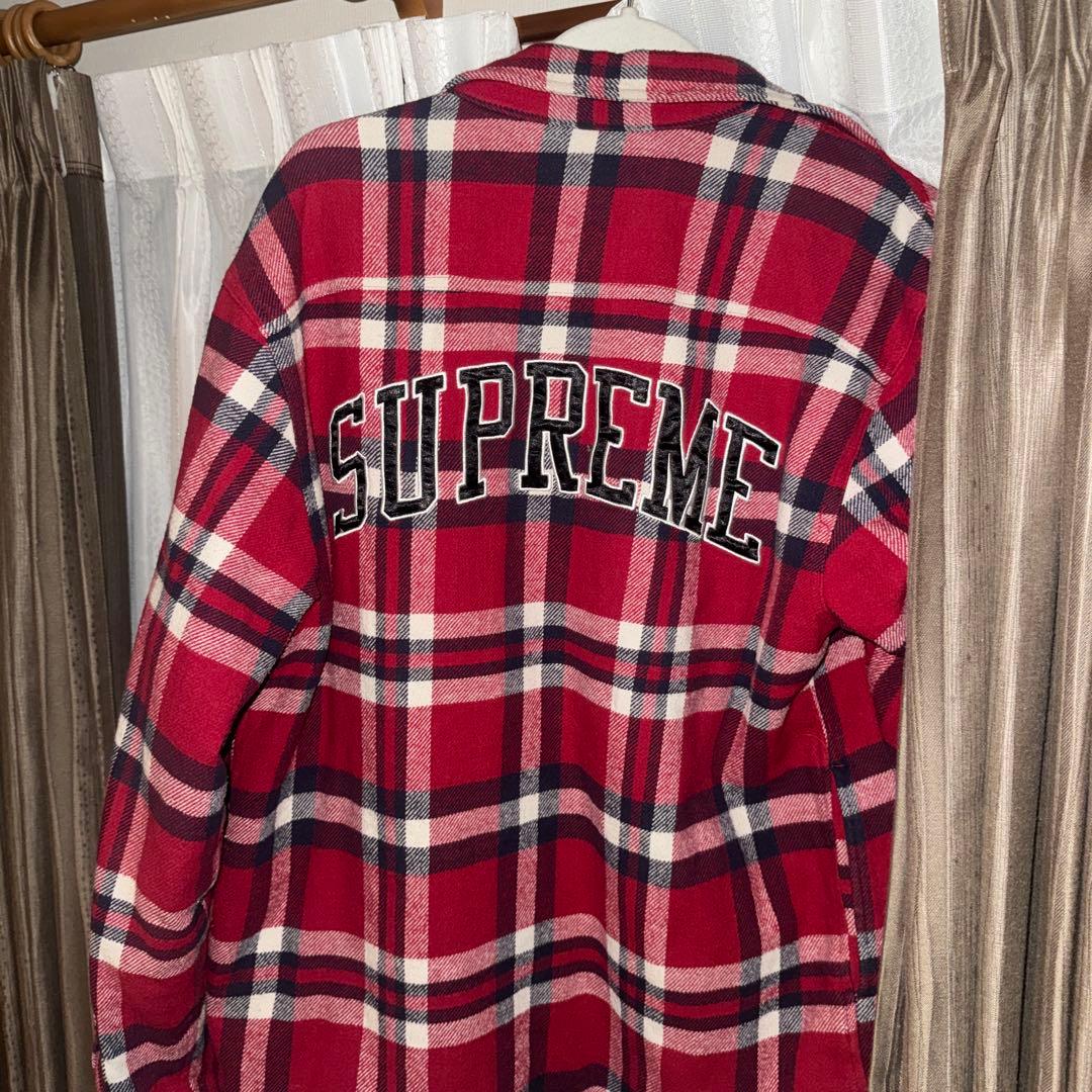 Supreme チェック柄ジャケット Lサイズ - メルカリ