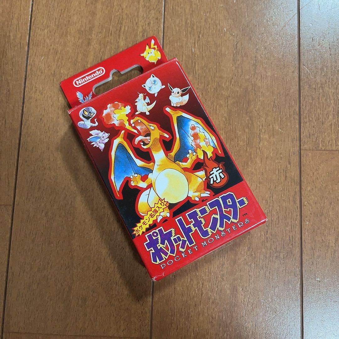 ポケットモンスター 赤 トランプ　レア　未使用　 ポケモン 希少』ポケモン トランプ 赤 リザードン - メルカリ