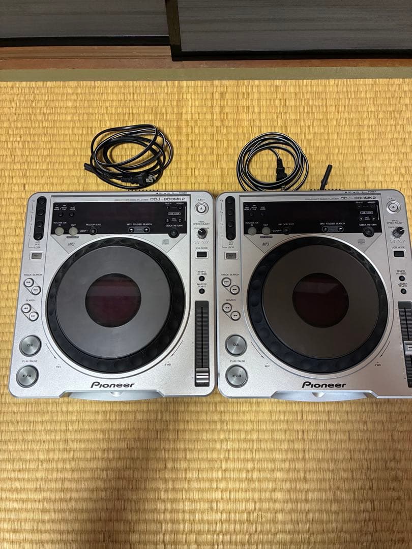 Pioneer CDJ-800MK2 2台セット　ジャンク品 Pioneer CDJ-800 MK2 CD/Digital Media Player DJ Turntable Music