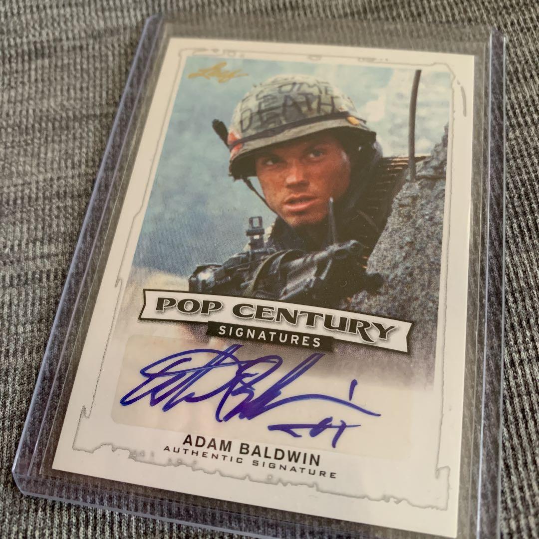 adam baldwin 直筆サイン カード　フルメタルジャケット