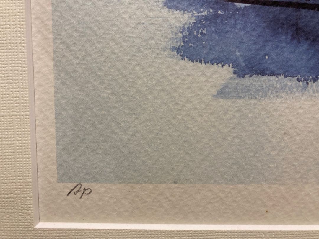 絵画 リトグラフ大 教会のある街 ジェームス・フォード 新品額装 箱付