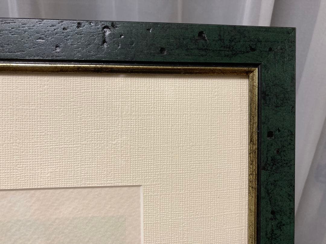 絵画 リトグラフ大 教会のある街 ジェームス・フォード 新品額装 箱付