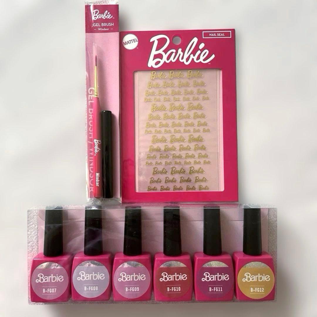 Barbie クリスタルフラッシュジェル 3点セット