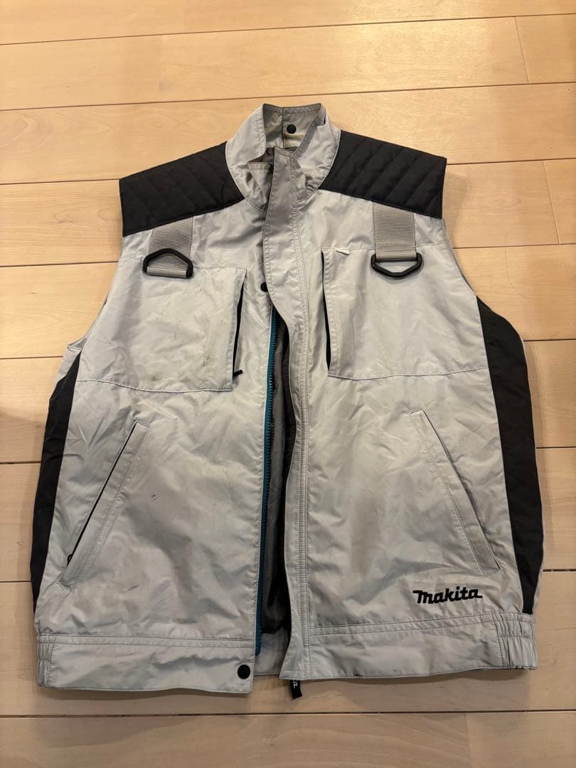 Makita 空調服 グレー/ブラック　ファン　バッテリー付