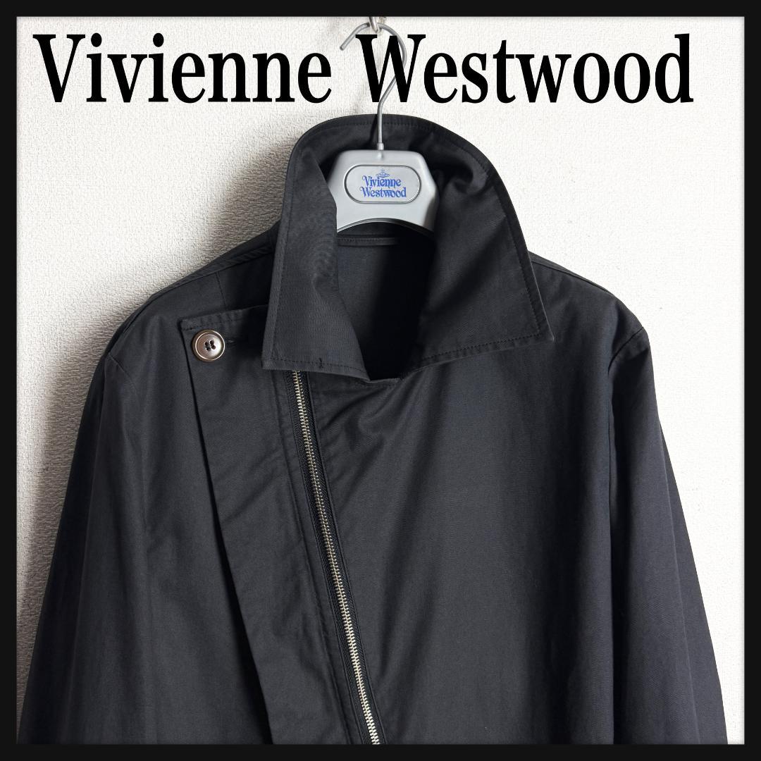 【超高級モデル☆上品デザイン】ヴィヴィアンウエストウッド ライダースコート