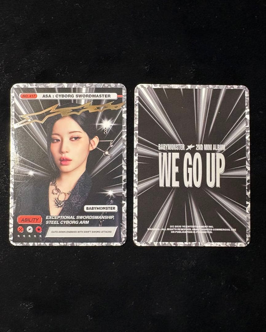 BABYMONSTER 海外限定トレカ [WE GO UP] ASA - メルカリ