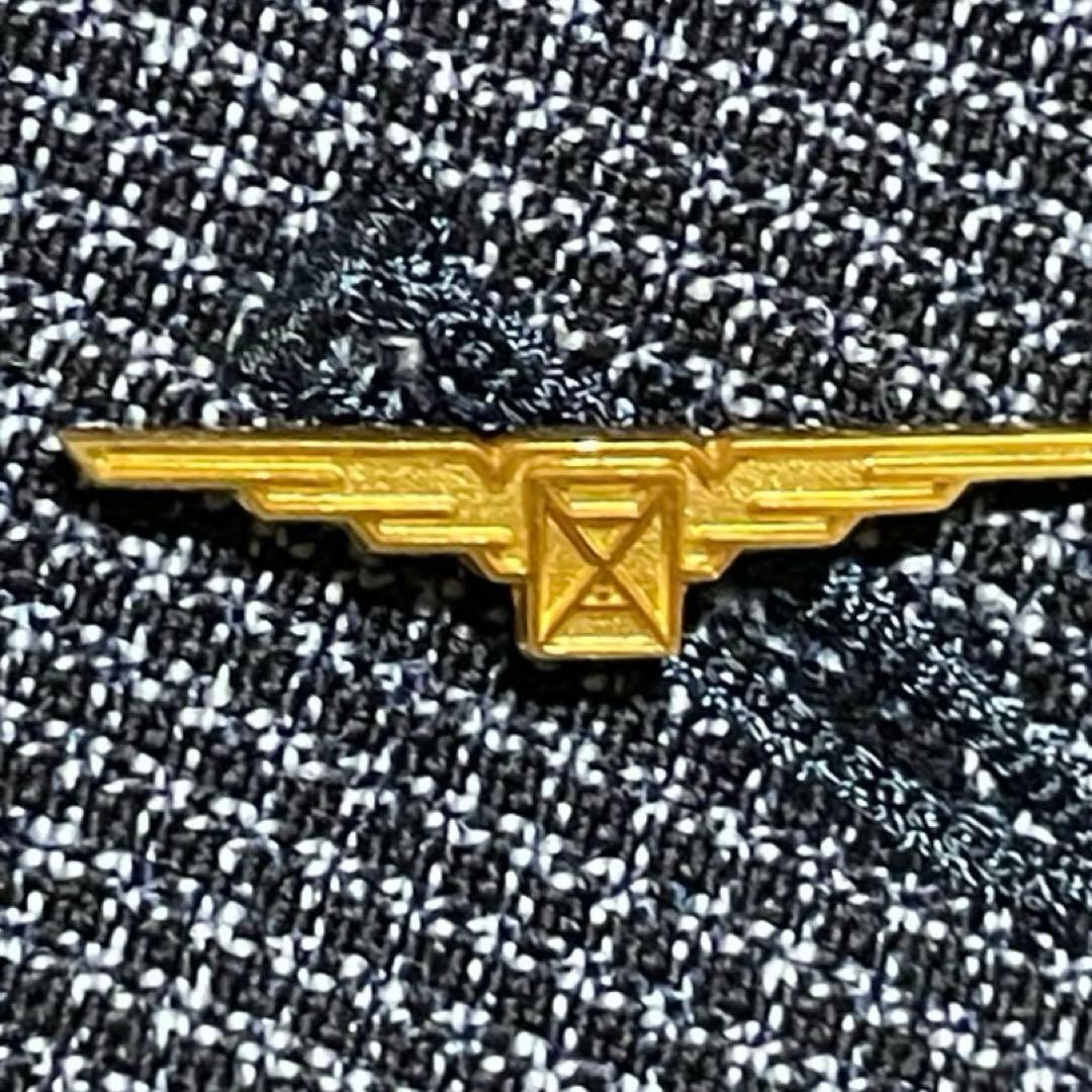 ロンジン 翼の砂時計 14金 ピンバッジ longines K14 ロンジン 14金バンドと48石ダイヤモンド輝く宝飾腕時計 【1945年製】