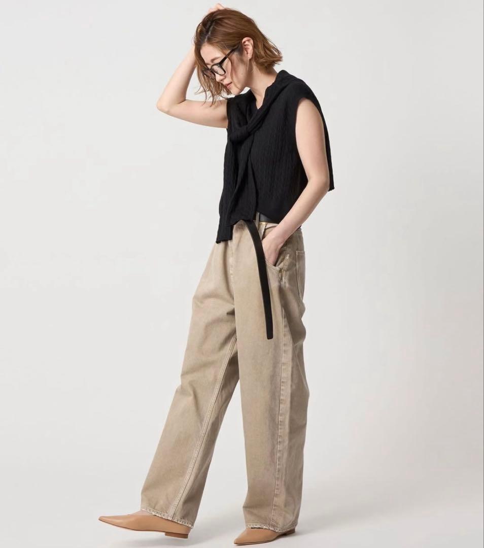 upper heights for Conte ベージュデニムパンツ