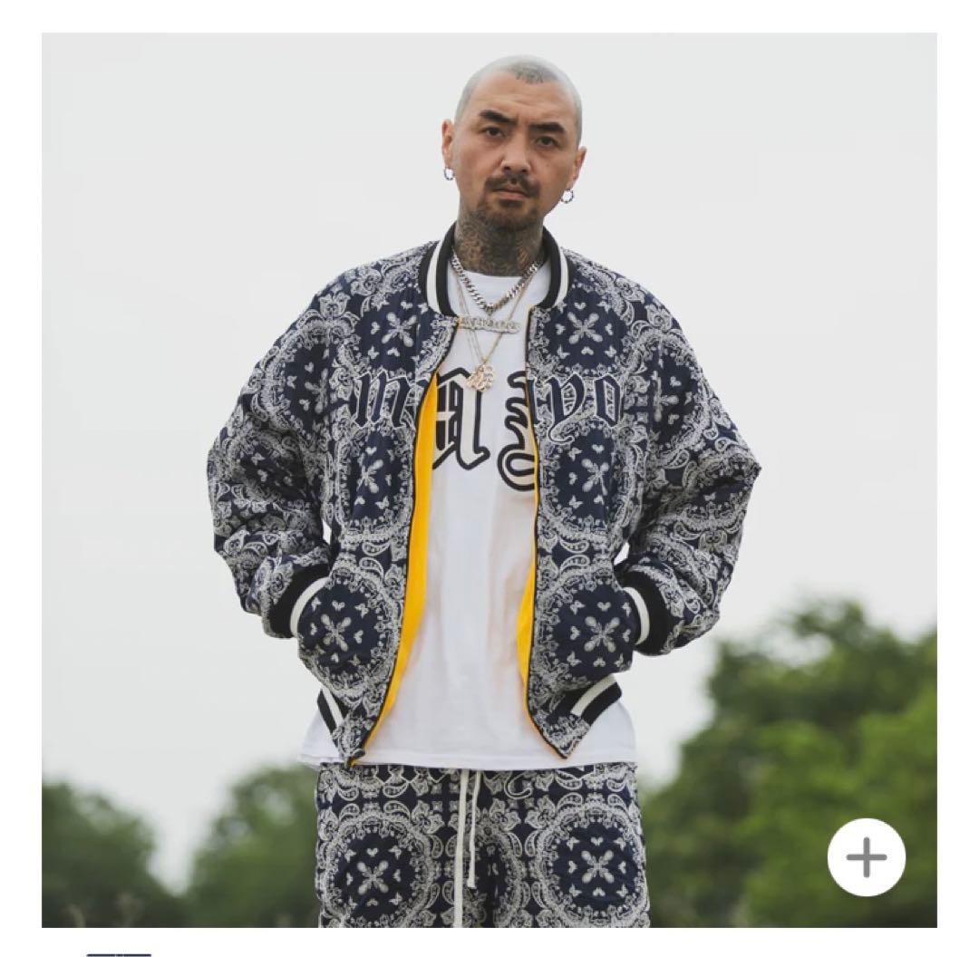 売切]mayo メイヨーセットアップ ペイズリー リバーシブルジャケット