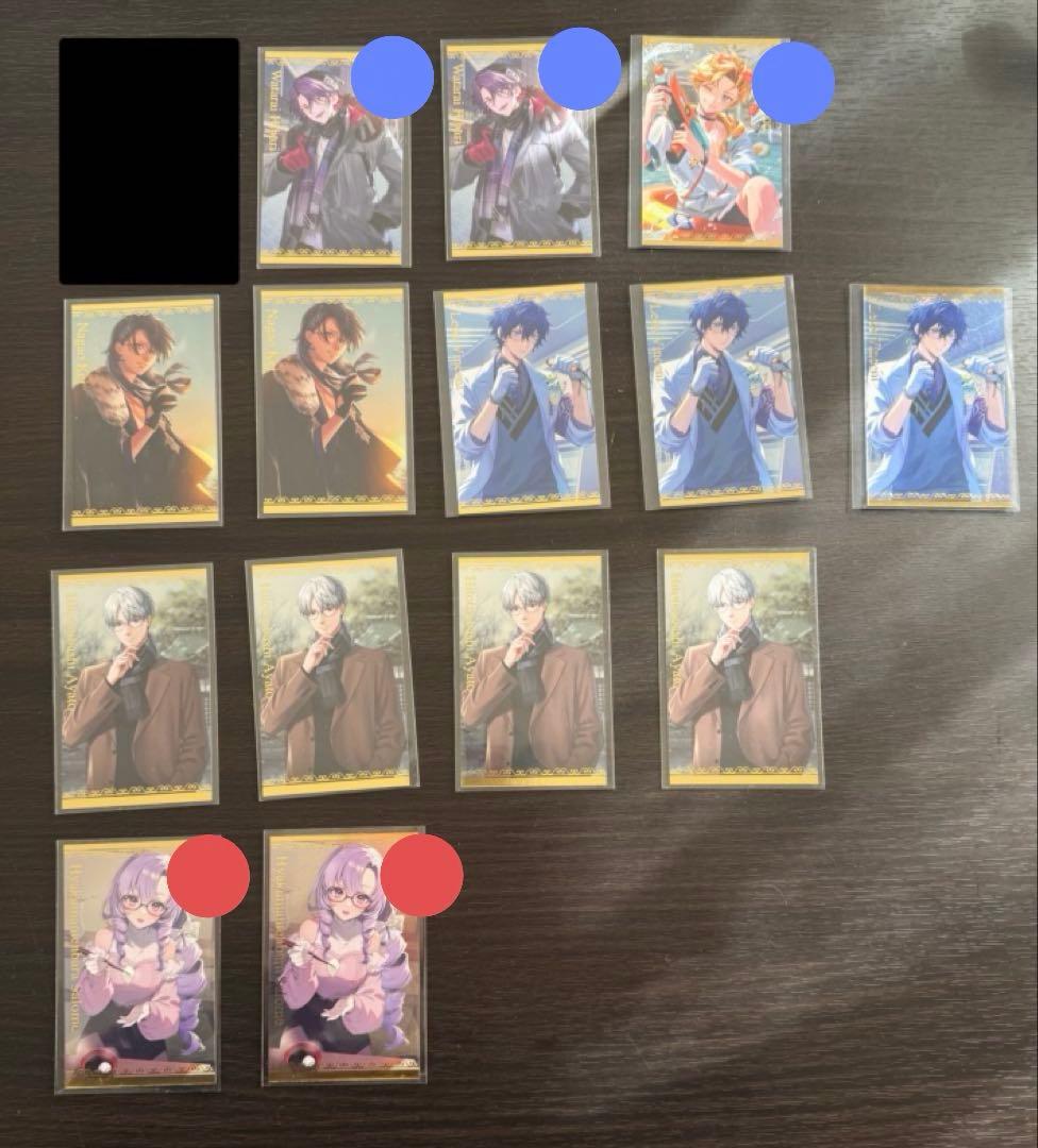 にじさんじ】ボイスカード ランダムカード 缶バッジ ウエハース【バラ