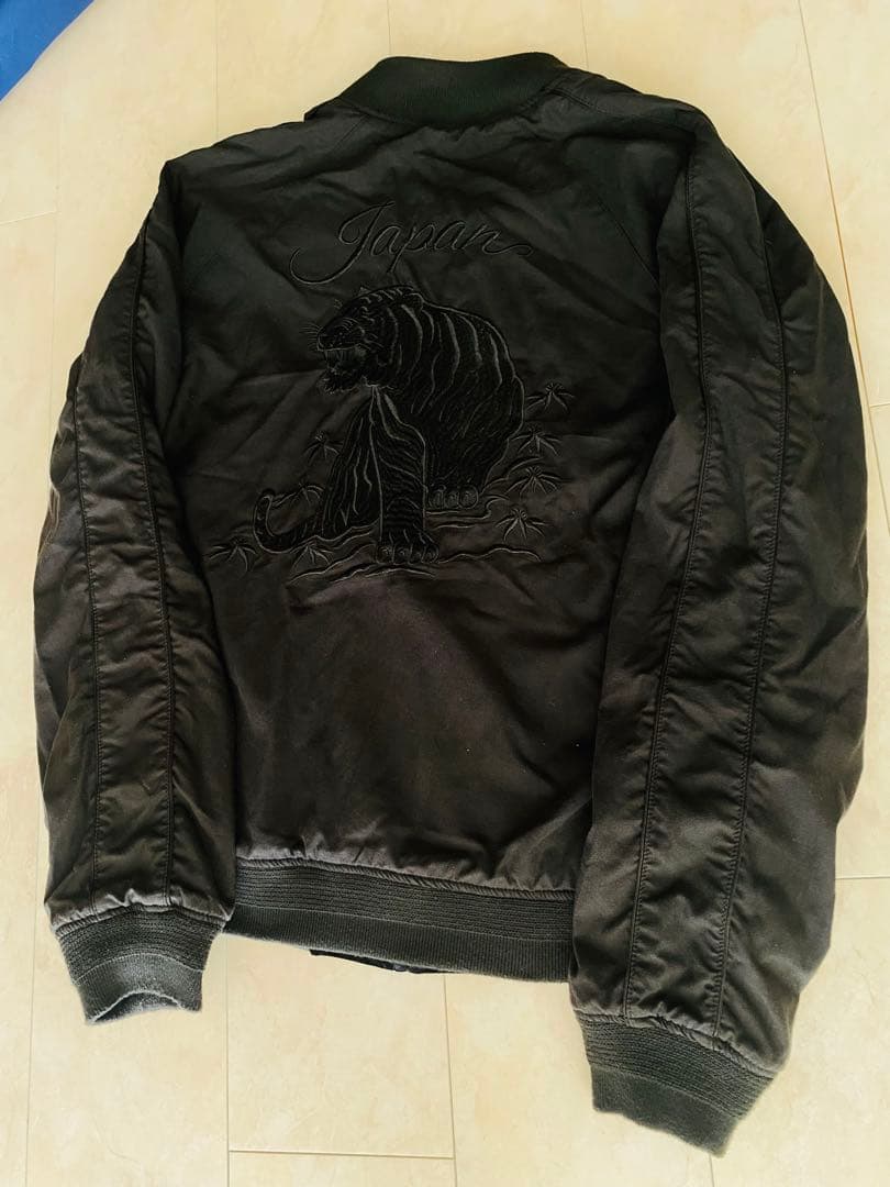 90s vintage ２面用 別珍 スカジャン 日本限定 虎 unisex 楽天市場】別珍スカジャン「虎」 朧 9023832 和柄 和風 トラ 刺繍