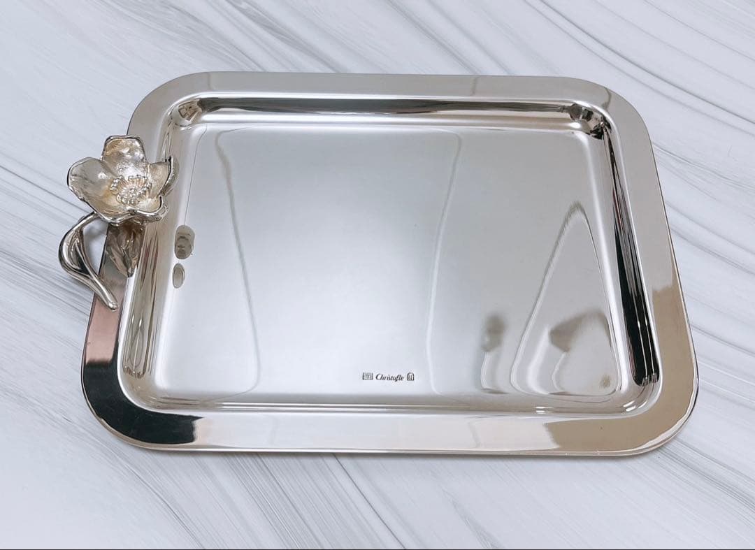 CHRISTOFLE クリストフル ベルエポック トレー 20×16cm - メルカリ