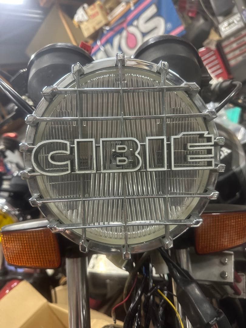 シビエストーンガードメッキ/ヘッドライト用CIBIECBX400F/Z400FX