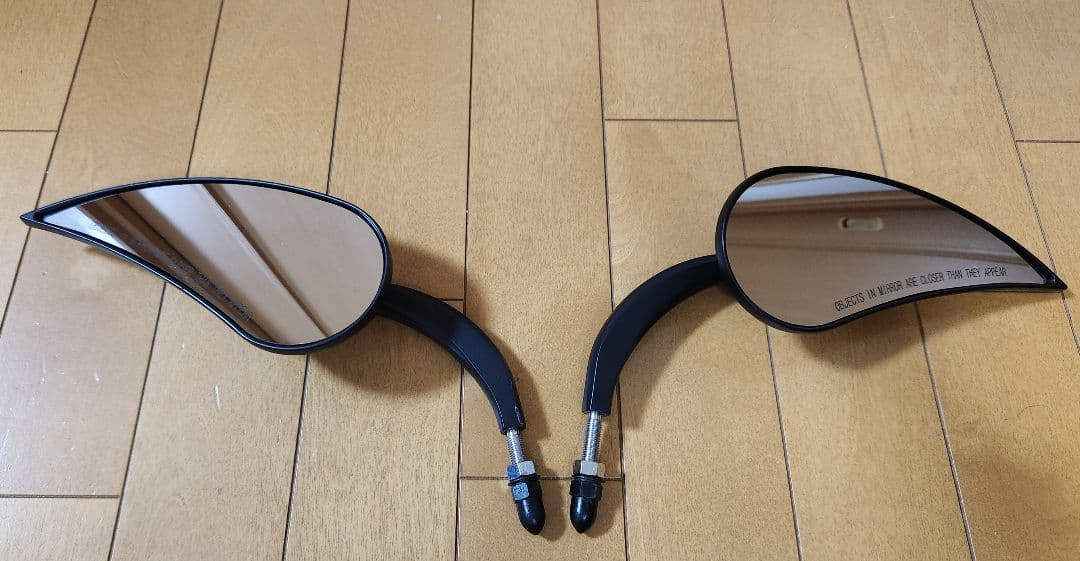 アレンネス ラットIII ティアドロップ・ミラー ブラック 左右