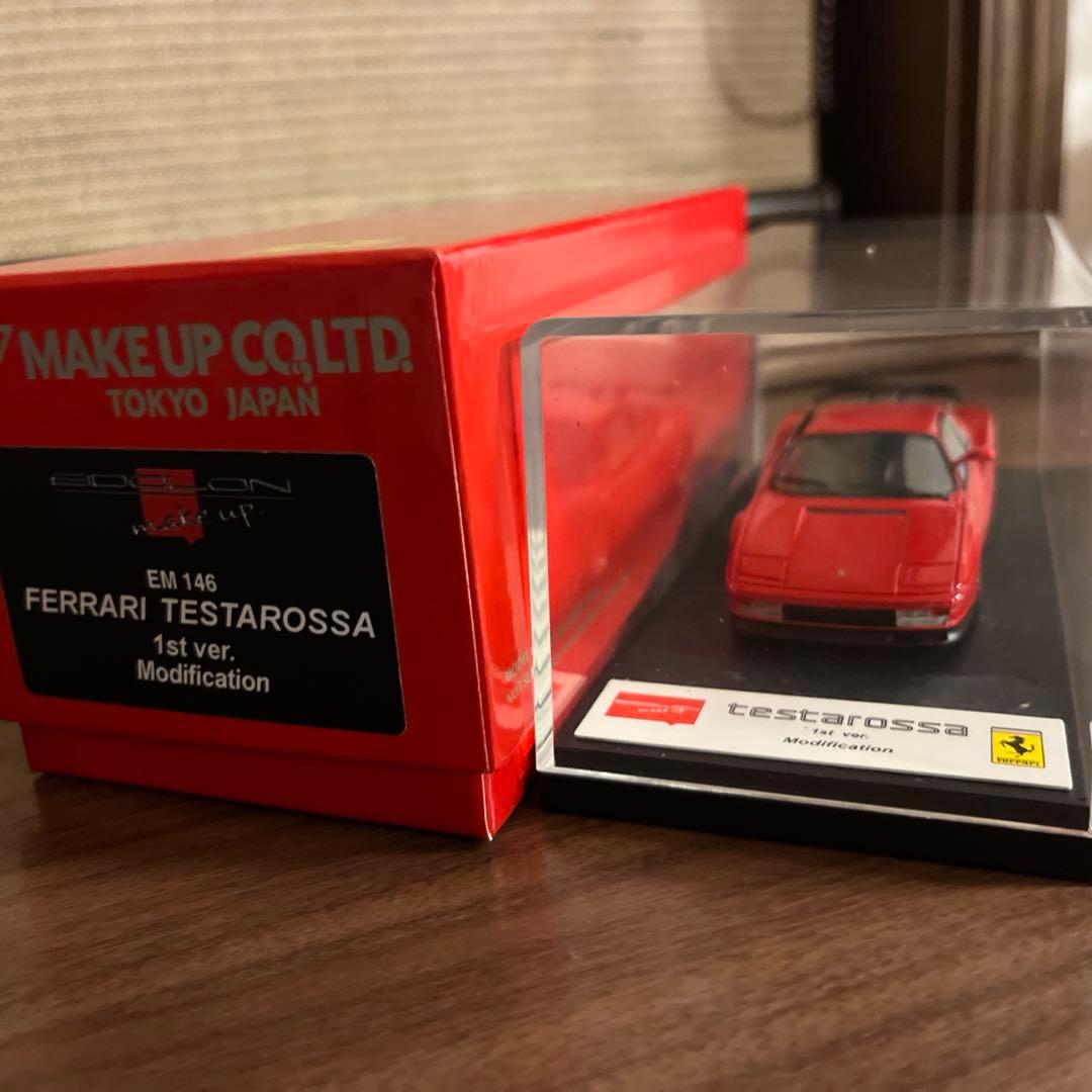 1/43 make up フェラーリテスタロッサFerrari eidolon 1/43 Eidolon Make up Ferrari F40 GTE Street in Red from 1995 EM