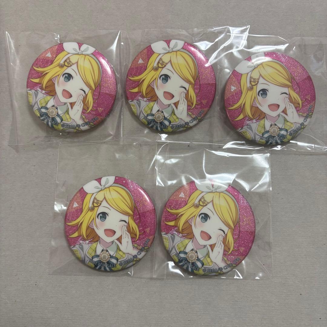 プロセカ 鏡音リン グリッター缶バッジ グリ缶 vol.42C 特典 - メルカリ