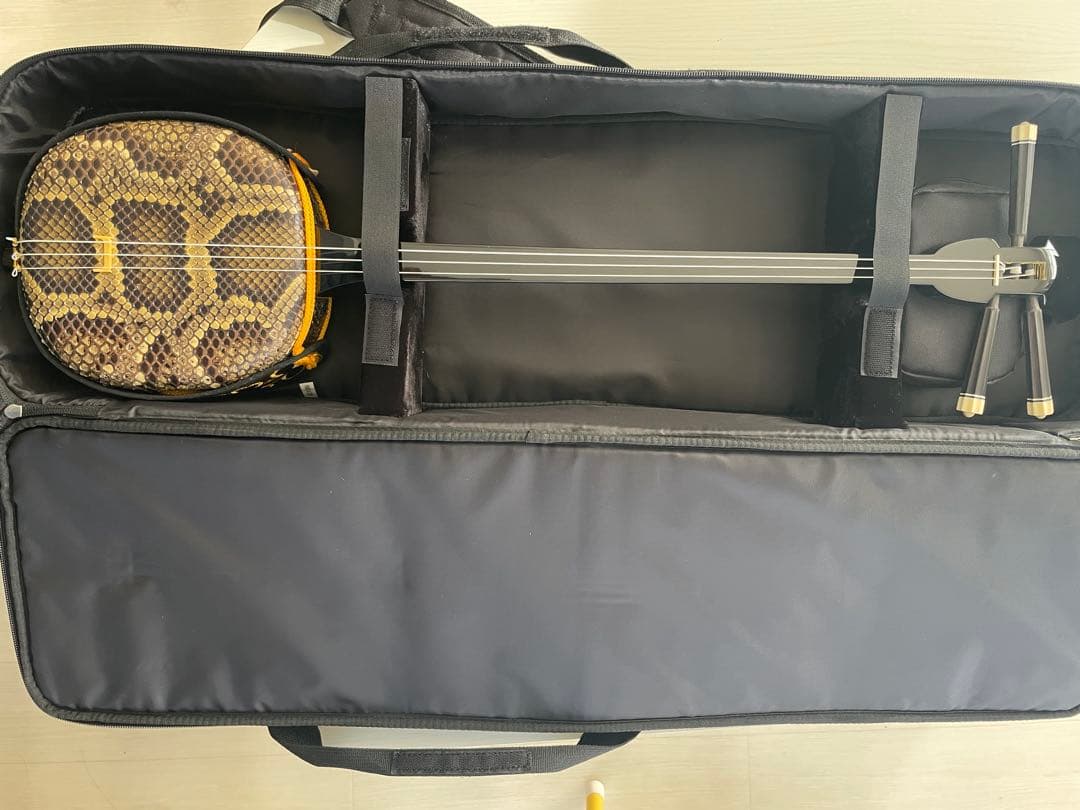 【極美品】三線 沖縄本蛇皮三線