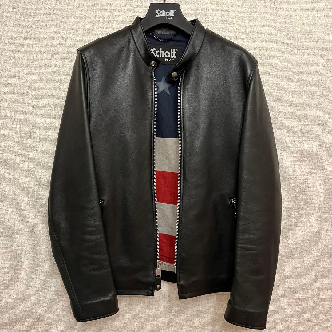 tk.TAKEO KIKUCHI × Schott レザージャケット - メルカリ