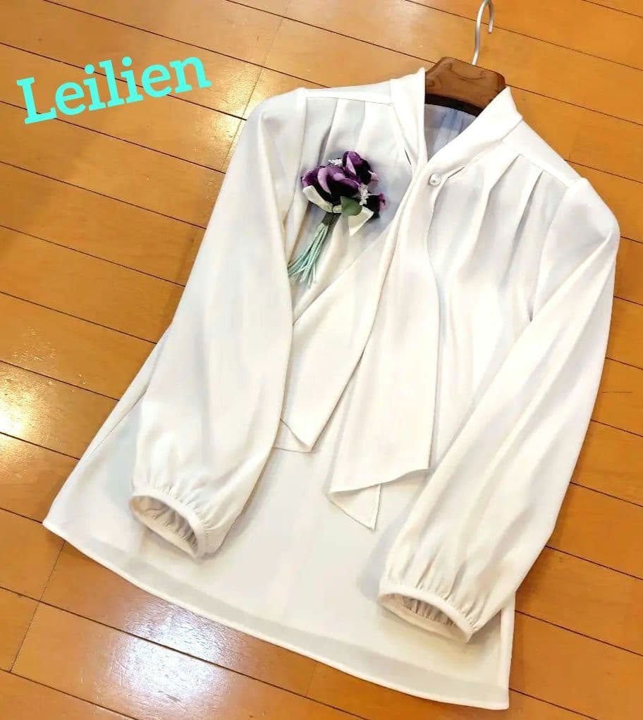 専用レリアン 近年モデル とろみパールボウタイブラウス 11L