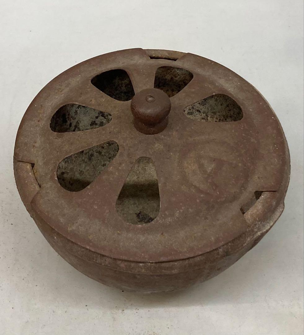 B315s 六角形回転安全炬燵 大正昭和レトロ アンティック 中金具は鉄製