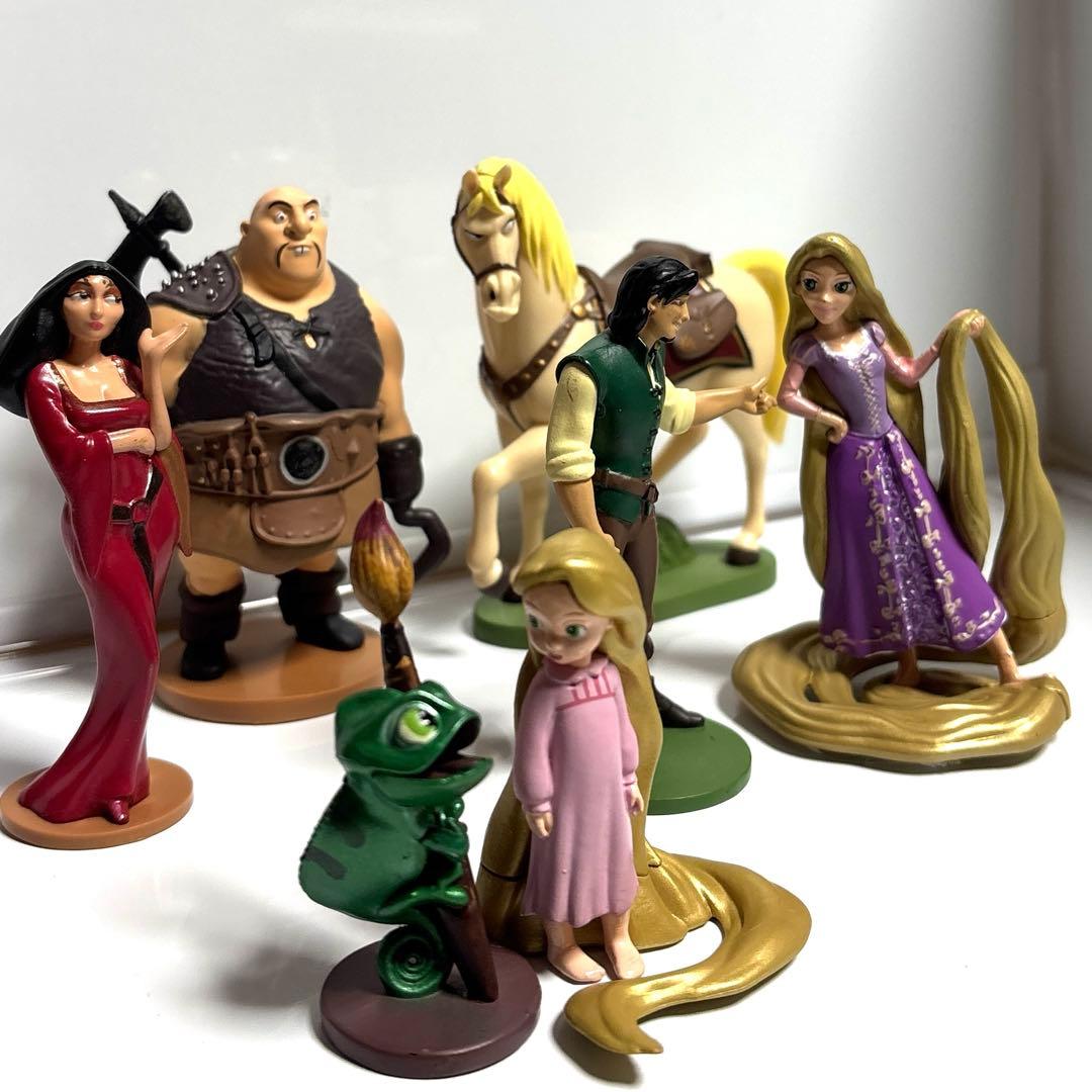 ディズニー ラプンツェル ミニフィギュア 7種セット 高さ6〜10センチ