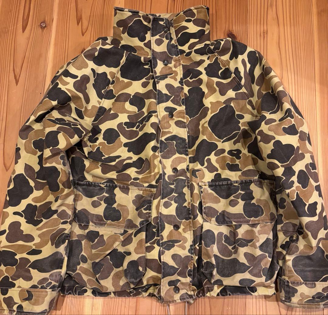 80s USA製　FIELDLINE ダックハンター カモ ゴアテックス L