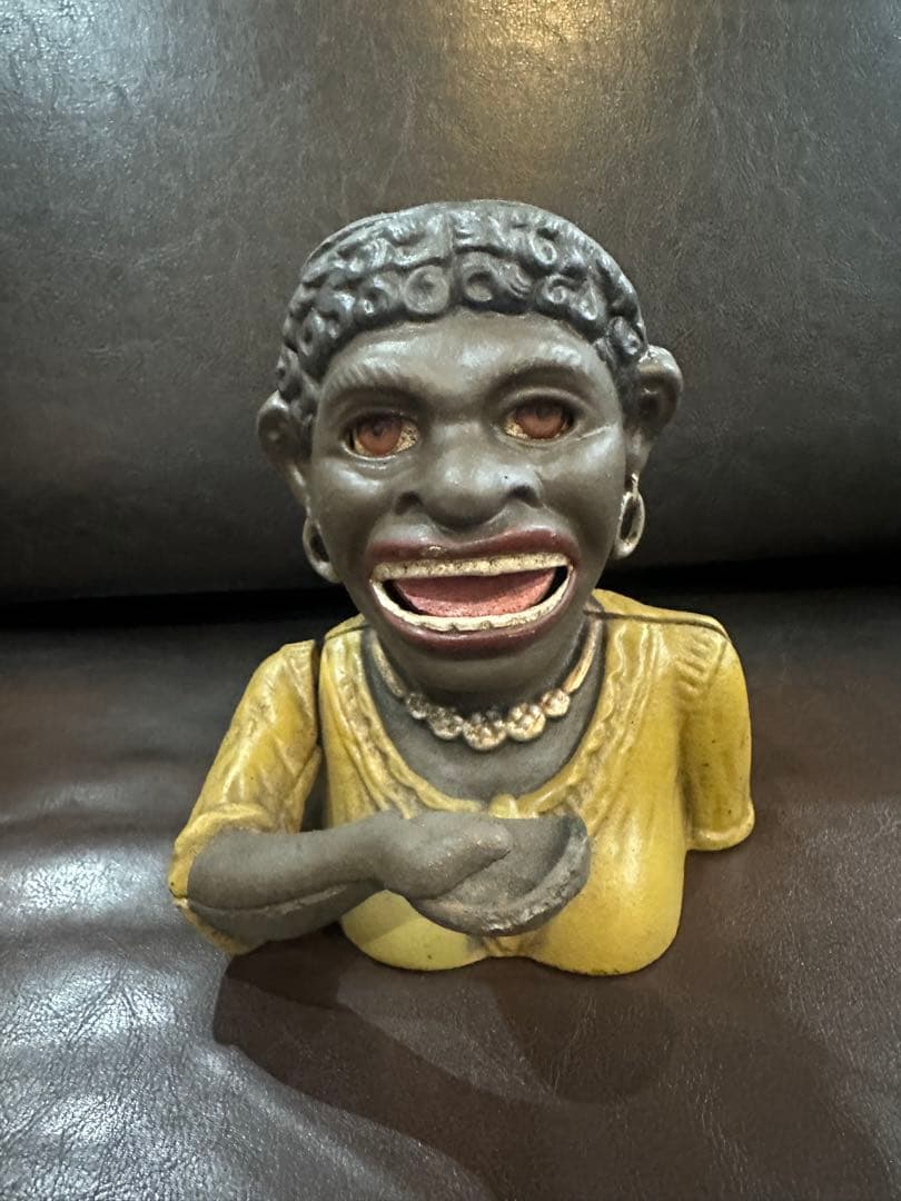 アンティーク雑貨 Cast Iron Dinah Mechanical Bank