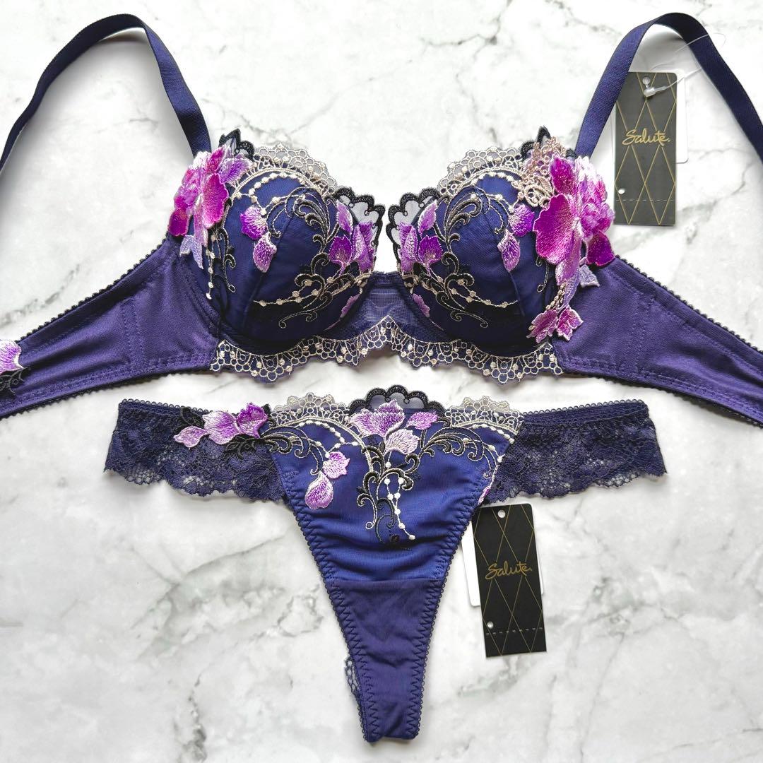 サルート　91G　セット ワコール サルート 91G ブラジャー BTJ491 3/4カップワイヤー P-up