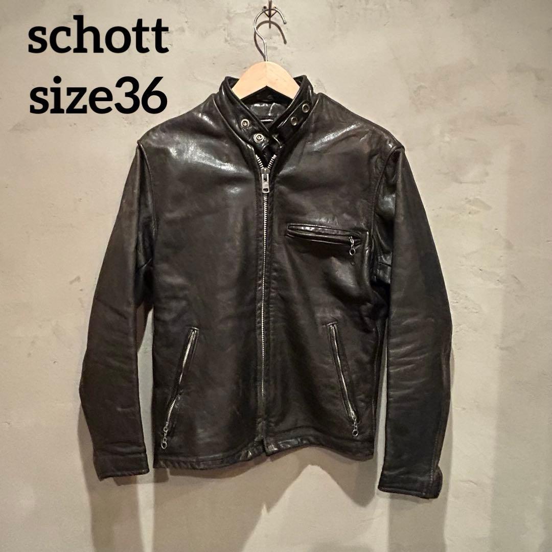 schott ショット　141 シングルライダース　36 レザージャケット 楽天市場】【最短即日発送】ポイント10倍！Schott ショット USA LINE