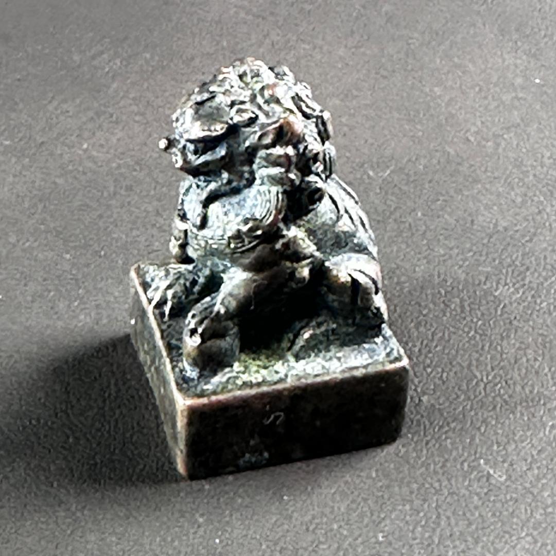 中国 古美術 『獅子 印鑑』 文鎮 アンティーク