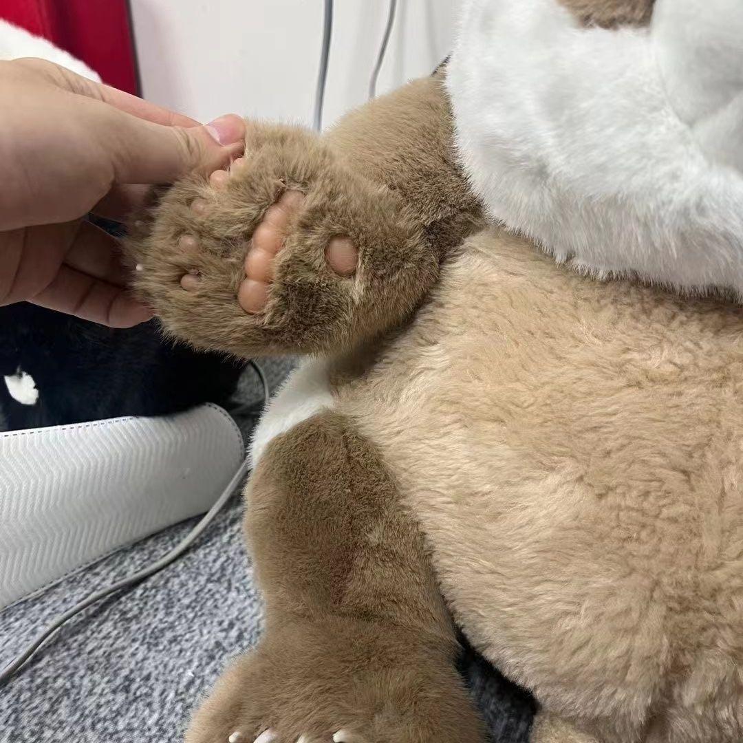 肉球付き茶色パンダ】金玉付きシミュレーション - メルカリ