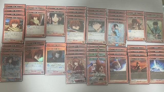 ユニオンアリーナ　るろうに剣心　デッキ　パーツ　　るろ剣　赤