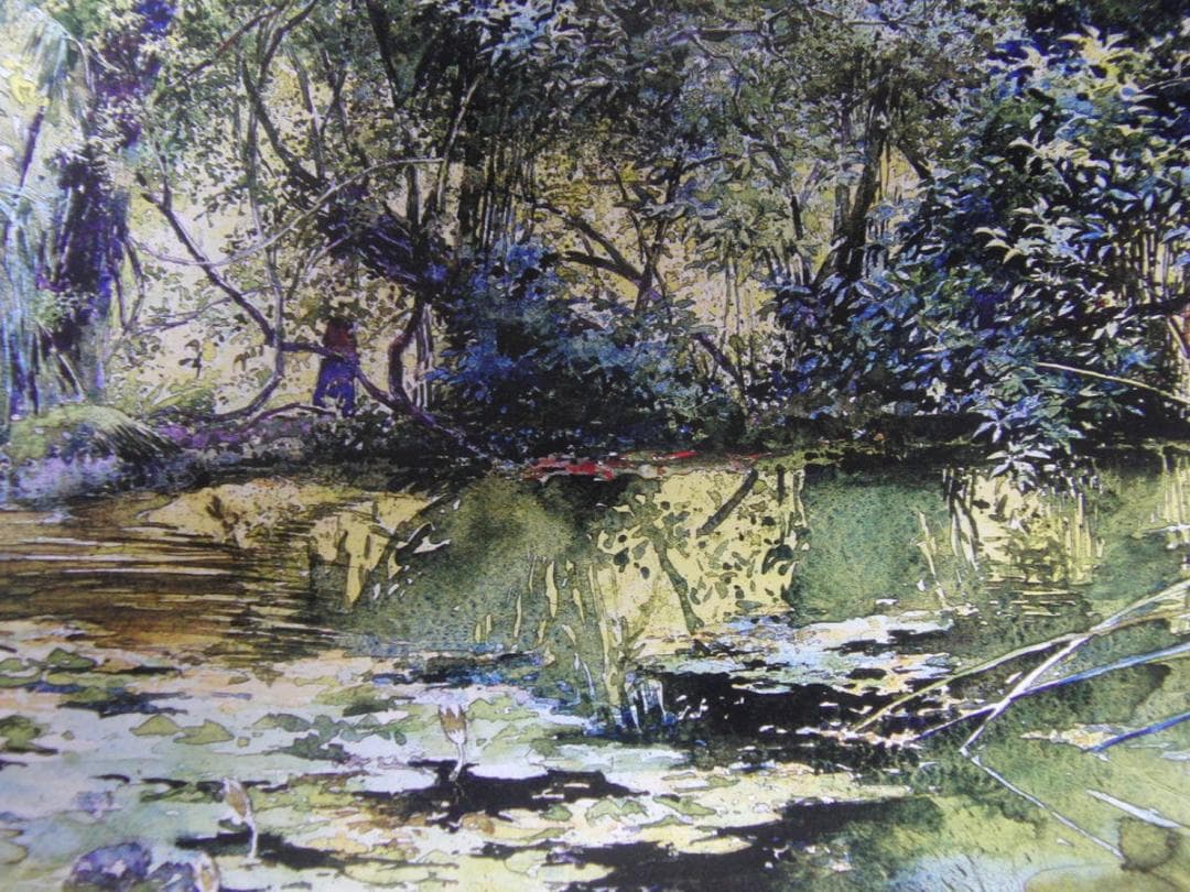 J.トレンツ・リャド、【アルファビア庭園】、希少な額装用画集より