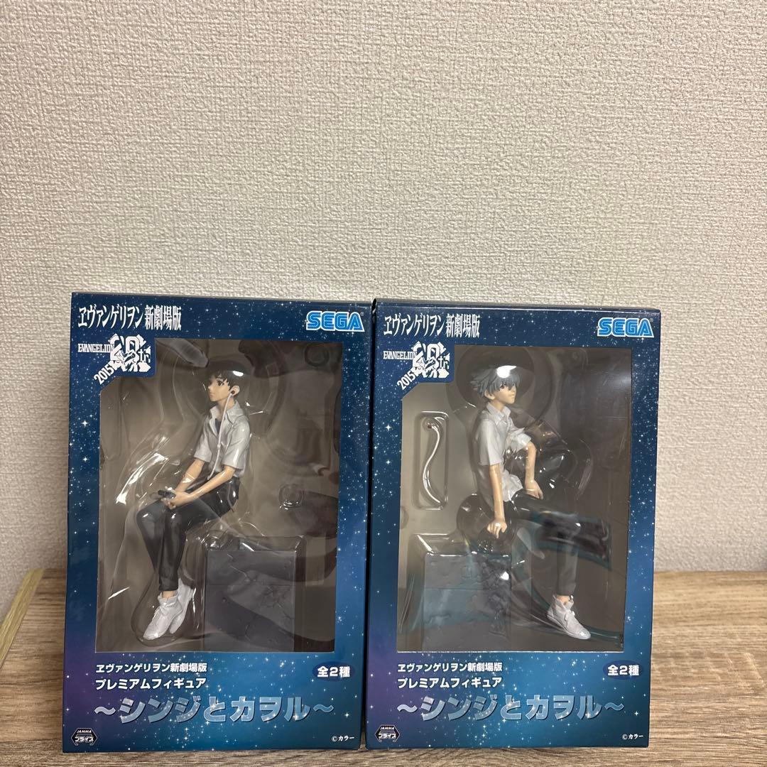エヴァンゲリオン新劇場版 プレミアムフィギュア シンジとカヲル セット