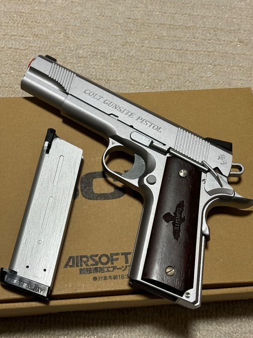 WA ウエスタンアームズ製 「コルト ガンサイト ピストル」シルバーWA