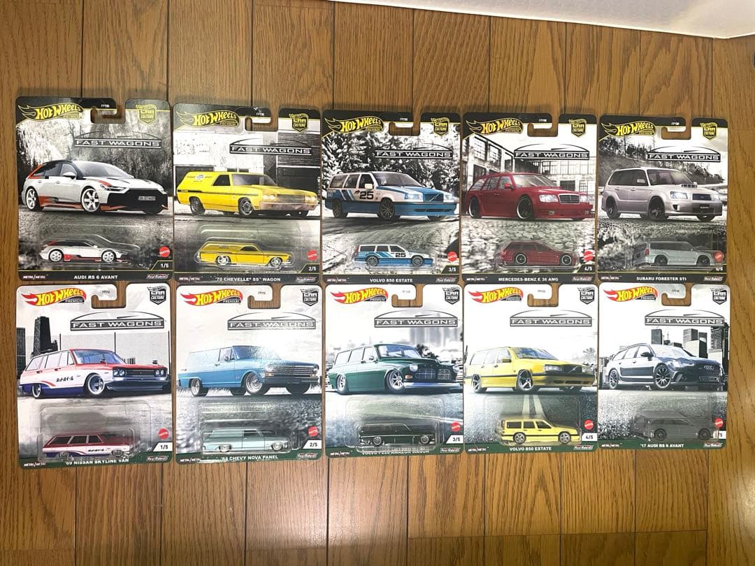 Hot Wheels Car Culture Fast Wagons 全セット