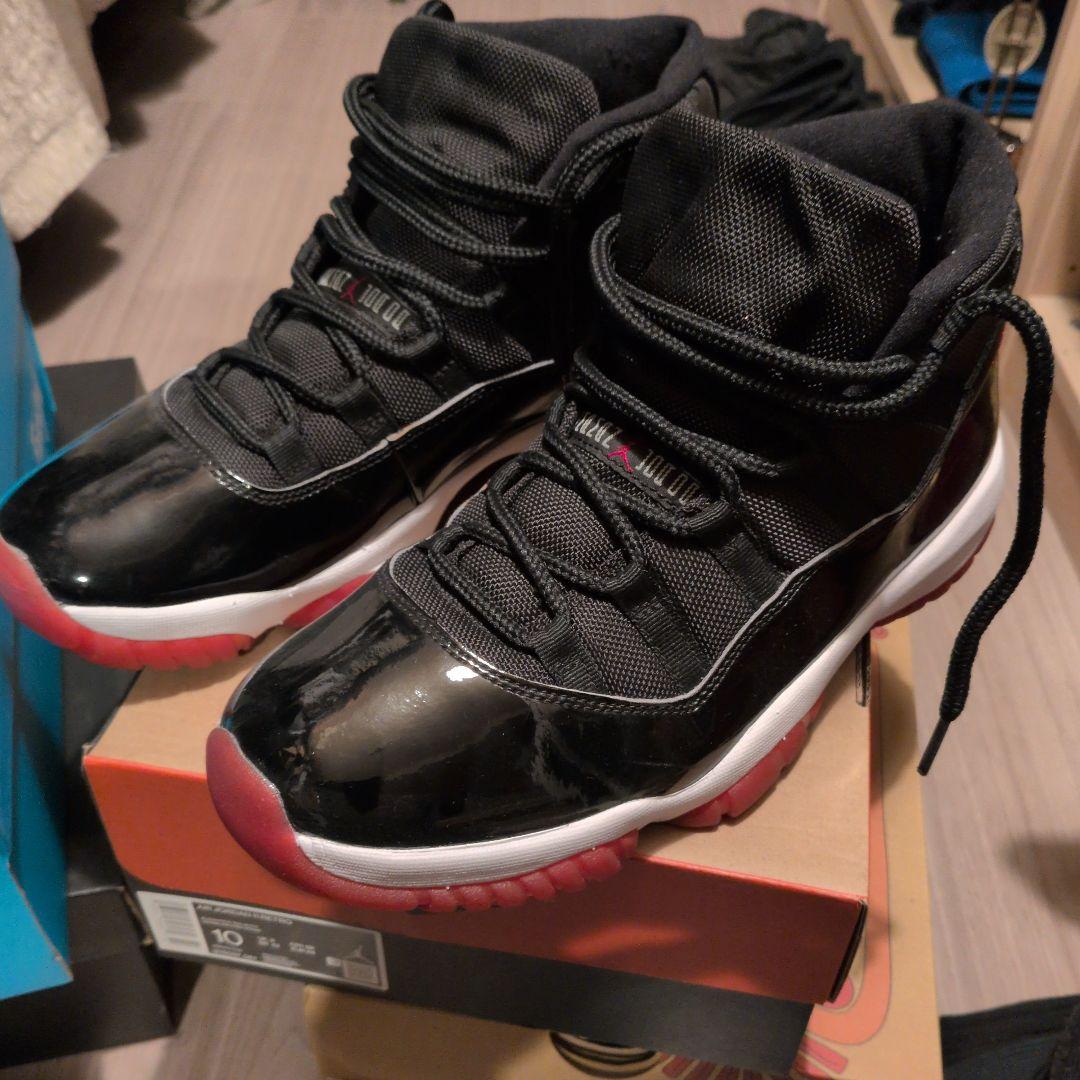 Nike Air Jordan 11 ブラック/レッド 10