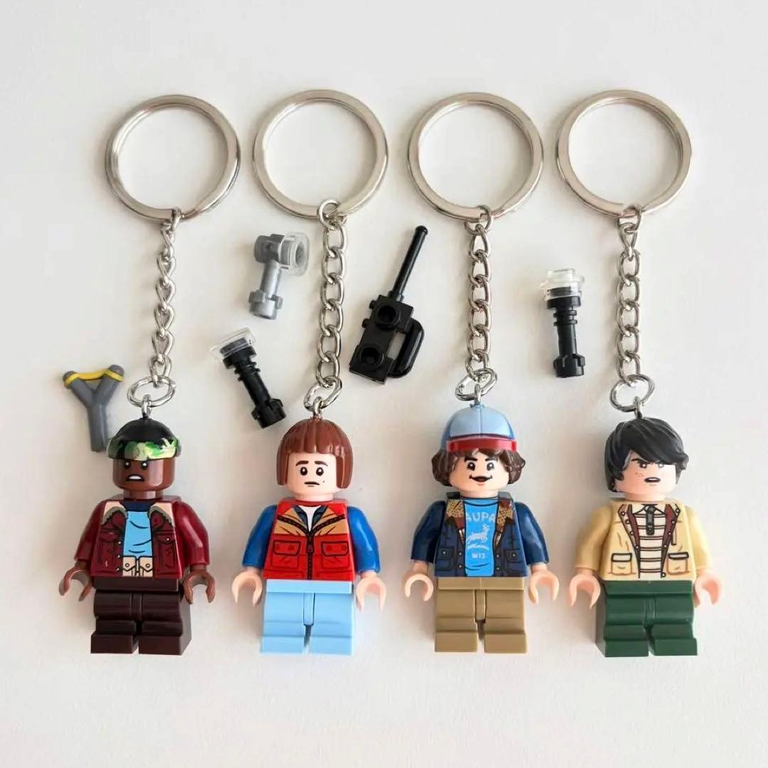 s*♡様 ストレンジャーシングス ミニフィグ キーホルダー 4個 セット