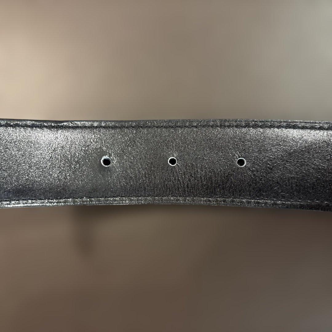 Yuji Koyama様限定】エルメス青レザーベルト メンズ ゴールドバックル