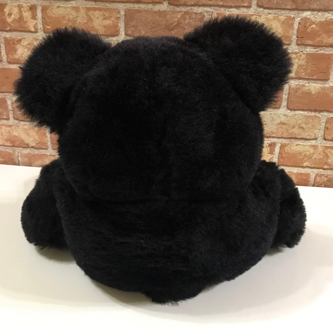 年代物】ツキノワグマ ぬいぐるみ 黒 昭和レトロ サンアンドスター