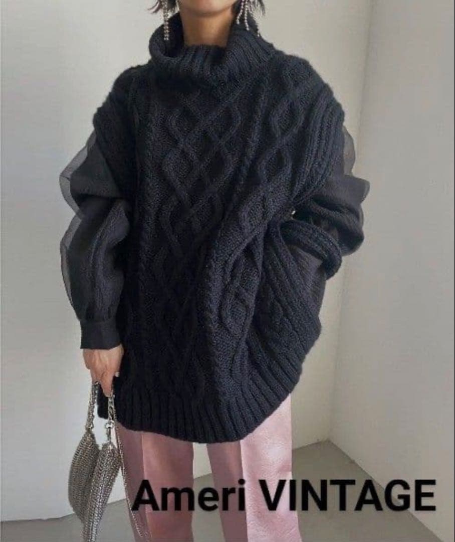 Ameri COTTON CANDY SLEEVE KNIT 新品未使用