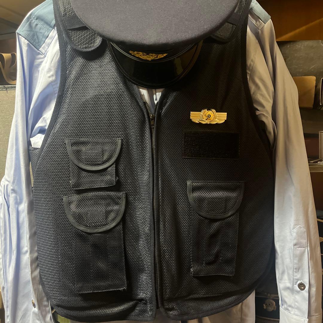 交通指導員　制服　夏服　コスプレ　シャツ　制帽　ベスト　警察　グッズ