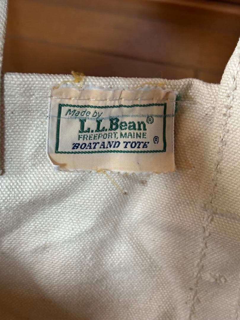 80s L.L.bean トートバッグ 2色ギザタグ