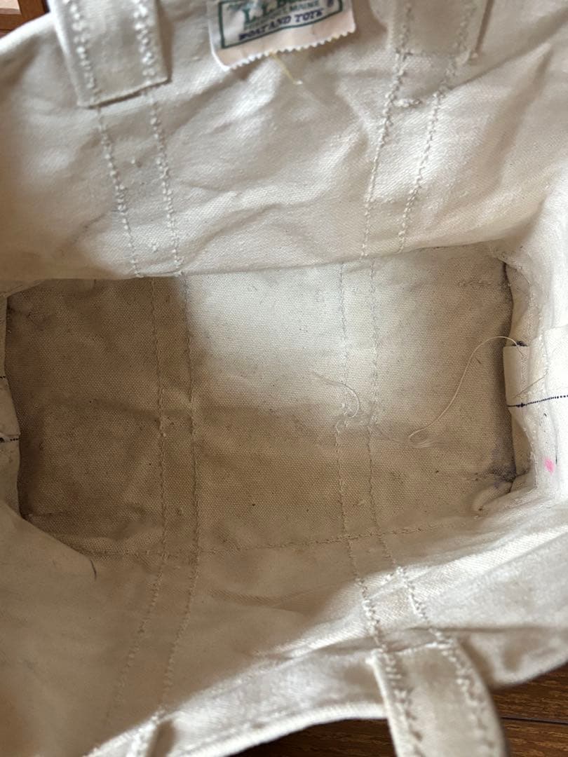 80s L.L.bean トートバッグ 2色ギザタグ