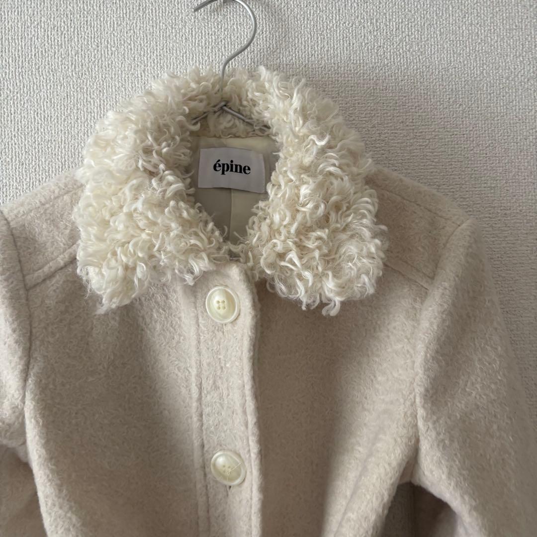 エピヌ epine プードルファーコート poodle fur coat コート - メルカリ