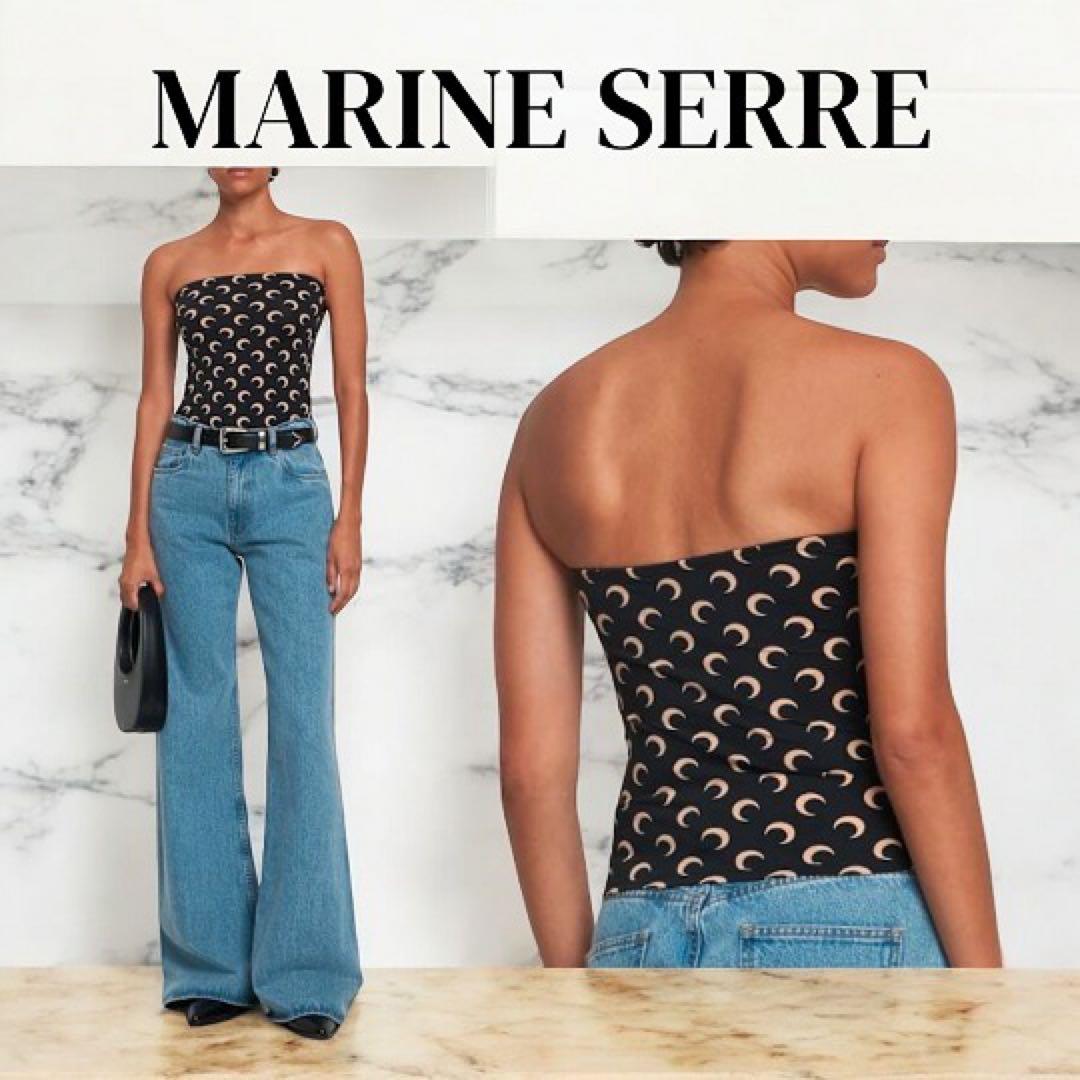 MARINE SERRE ベアトップ　新品 2026年最新】MARINE SERRE ベアトップ・チューブトップの人気アイテム
