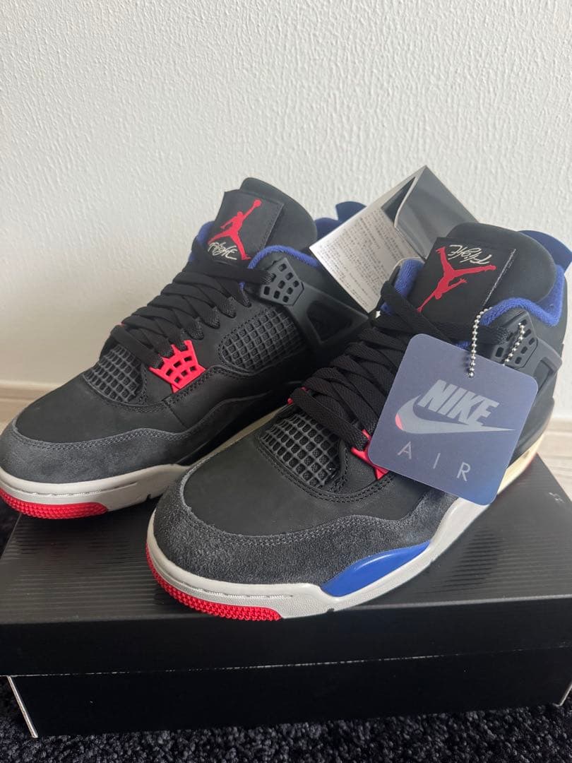 Nike Air Jordan 4 ブラック/レッド/ブルー27cm